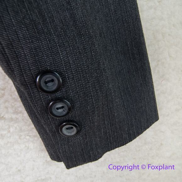 AB studio women's blazer one button front back‎ slit, size 14 - Picture 10 of 13